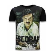 T-shirt Korte Mouw Local Fanatic Escobar King Of Cocaine Digital