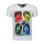 T-shirt Korte Mouw Local Fanatic Bruce Lee Ying Yang