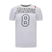 T-shirt Korte Mouw Local Fanatic Lakers Bryant