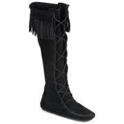 Laarzen Minnetonka FRONT LACE HARDSOLE KNEE HI BOOT