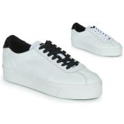 Lage Sneakers Superga WHITE BLACK