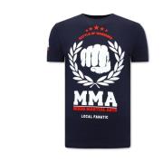 T-shirt Korte Mouw Local Fanatic MMA Fighter