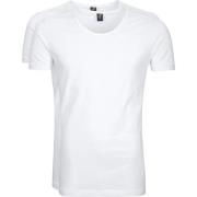 T-shirt Suitable T-shirt Wit Diepe O-hals Otaru Stretch 2-Pack