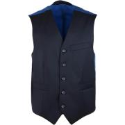 Blazer Suitable Gilet Piga Wol Donkerblauw