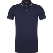 T-shirt Suitable Polo Jesse Donkerblauw