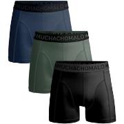 Boxers Muchachomalo Boxershorts 3-Pack Microfiber Blauw Groen