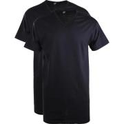 T-shirt Alan Red Vermont Extra Lange T-Shirts Navy (2Pack)