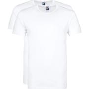 T-shirt Alan Red Derby O-Hals T-Shirt Wit (2Pack)