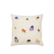 Kerst decoraties Broste Copenhagen CUSHION COVER 'HOUSE' COTTON