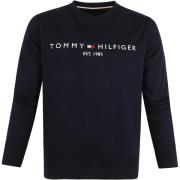 Sweater Tommy Hilfiger Trui Logo Donkerblauw