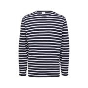 T-shirt Selected Noos Briac Stripe L/S T-Shirt - Navy Blazer