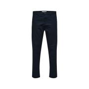 Broek Selected Noos Slim Tape New Miles Pants - Dark Sapphire