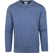 Sweater State Of Art Trui Melange Blauw