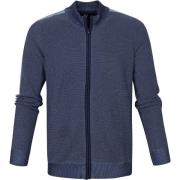 Sweater Suitable Claude Vest Donkerblauw