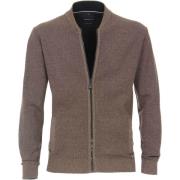 Sweater Casa Moda Zip Vest Beige