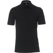 T-shirt Casa Moda Polo Stretch Zwart