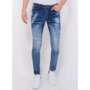 Skinny Jeans Local Fanatic Paint Splatter Stoashed Jeans Mens