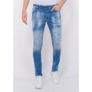 Skinny Jeans Local Fanatic Blue Ripped SkaterJeans