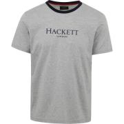 T-shirt Hackett T-Shirt Logo Grijs