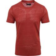 T-shirt Marc O'Polo T-Shirt Linnen Rood