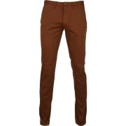 Broek Suitable Chino Sartre Cognac