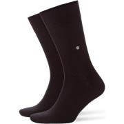 Socks Burlington Uni Zwart 2Pack