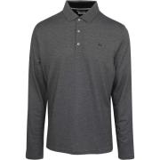 Sweater Brax Longsleeve Polo Melange Zwart