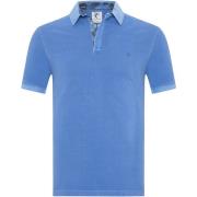 T-shirt R2 Amsterdam Polo Solid Blauw