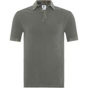 T-shirt R2 Amsterdam Polo Solid Donkergroen