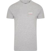 T-shirt Korte Mouw Subprime Shirt Chest Logo Grey