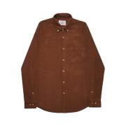 Overhemd Lange Mouw Portuguese Flannel Lobo Shirt - Brown