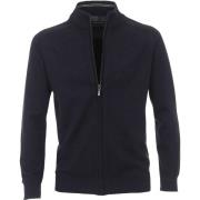 Sweater Casa Moda Vest Zip Donkerblauw