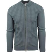 Sweater Blue Industry Vest Groen Structuur