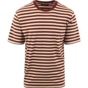 T-shirt Marc O'Polo T-Shirt Streep Bruin