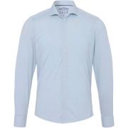 Overhemd Lange Mouw Pure The Functional Shirt Patroon Lichtblauw