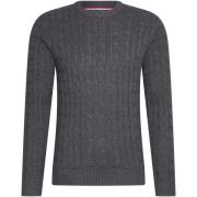 Sweater Cappuccino Italia Cable Pullover Antraciet