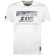 T-shirt Korte Mouw Geographical Norway SX1046HGNO-WHITE
