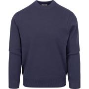 Sweater Dstrezzed Pullover Fell Navy