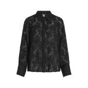 Blouse Vila Kyoto Shirt L/S - Black