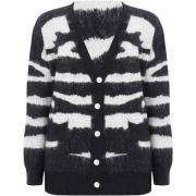 Sweater Acupuncture Acu Cardigan Zebra