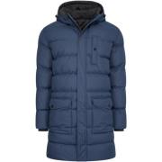 Parka Jas Cappuccino Italia Hooded Winter Jacket Navy