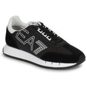 Lage Sneakers Emporio Armani EA7 BLACK WHITE VINTAGE