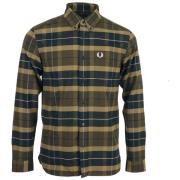 Overhemd Lange Mouw Fred Perry Brushed Tartan Shirt