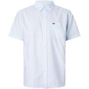 Overhemd Korte Mouw Lacoste Normaal overhemd met korte mouwen en logo