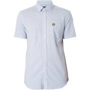 Overhemd Korte Mouw Lyle &amp; Scott Slim-fit overhemd met korte mouwe...