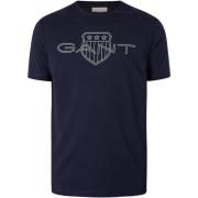T-shirt Korte Mouw Gant Logo T-shirt