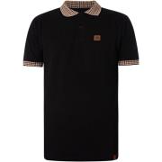 Polo Shirt Korte Mouw Trojan Piqué poloshirt met gingham-ruit