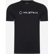 T-shirt Ma.strum Cracked logo tee