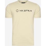 T-shirt Ma.strum Cracked logo tee