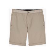 Korte Broek Oxbow Effen bermudashort met halfelastische taille OMERY